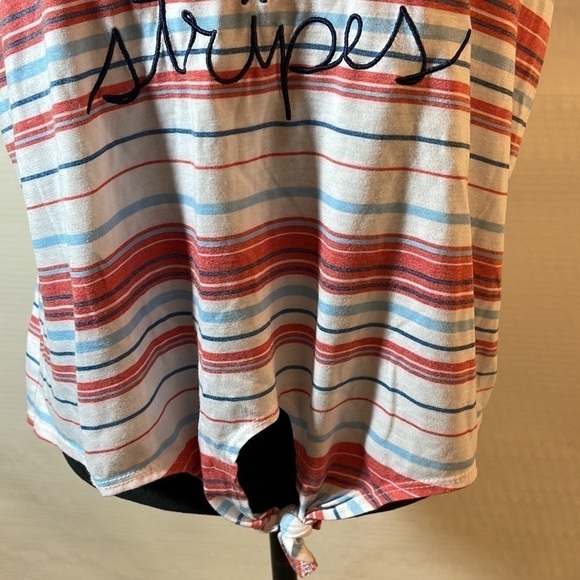 FIFTH Sun Stars and Stripes Patriotic Tee Red White Blue Americana size L - Picture 4 of 6